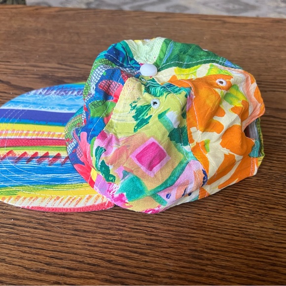 Vintage 80’s 90’s Jam’s World Multi Print 🧢 Cap Hat 🌈 - Picture 8 of 10